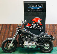 Load image into Gallery viewer, Harley Davidson Dyna 1993-2017 3.0 Dual Fan Assisted Side Mount on Down Tube Oil Cooler