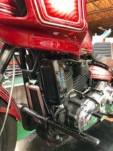 Load image into Gallery viewer, Harley Davidson Softail Milwaukee 8 2018-Current 3.0 Dual Fan Assisted Side Mount on Down Tube Oil Cooler