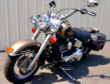 Load image into Gallery viewer, Harley Davidson Softail 1985-2017 3.0 Oil Cooler - Dual Fan Assisted Side Mount on Down Tube (Silver)