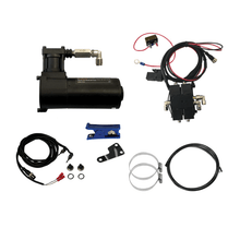 Load image into Gallery viewer, Bleed Feed Air Ride Suspension System For Victory Bagger Motorcycles Kit Contents