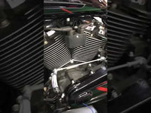 Load and play video in Gallery viewer, Softail Milwaukee 8 2018-Current 3.0 Dual Fan Assisted Side Mount on Down Tube Oil Cooler