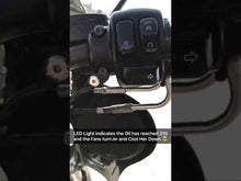 Load and play video in Gallery viewer, Sportster Oil Cooler Kit 1986-2003 3.0 Dual Fan Assisted Side Mount on Down Tube