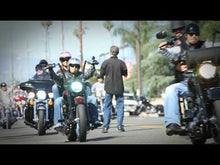 Load and play video in Gallery viewer, FLH Milwaukee 8 2017-Current 3.0 Dual Fan Assisted Side Mount on Down Tube Oil Cooler