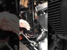 Load and play video in Gallery viewer, Installation Vido - Softail 1985-2017 3.0 Oil Cooler - UltraCool Dual Fan Assisted Side Mount on Down Tube