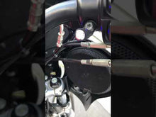 Load and play video in Gallery viewer, Sportster Oil Cooler Kit 1986-2003 3.0 Dual Fan Assisted Side Mount on Down Tube