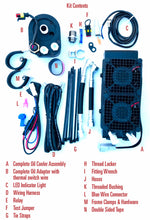 Load image into Gallery viewer, Harley Davidson FLH Touring 2009-2016 including Twin-Cooled Lower Fairing Mount Oil Cooler Kit Components