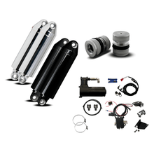 Load image into Gallery viewer, Front And Rear Air Ride Package For Harley Davidson FLH, FLHT (Pucks)