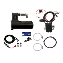 Load image into Gallery viewer, Platinum Bleed Feed Air Ride Honda CBR Suspension Kit Contents