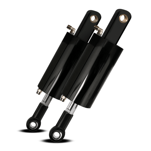 Bleed Feed Air Ride Suspension System For Indian Chief 1999 To 2002 (High Gloss Black)