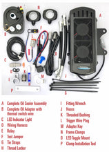 Load image into Gallery viewer, FLH 1994-2008 3.0 Dual Fan Assisted Side Mount on Down Tube Kit
