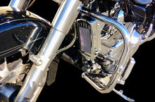 Load image into Gallery viewer, FLH 1994-2008 3.0 Dual Fan Assisted Side Mount on Down Tube Oil Cooler - Oil Cooler - Rider Performance
