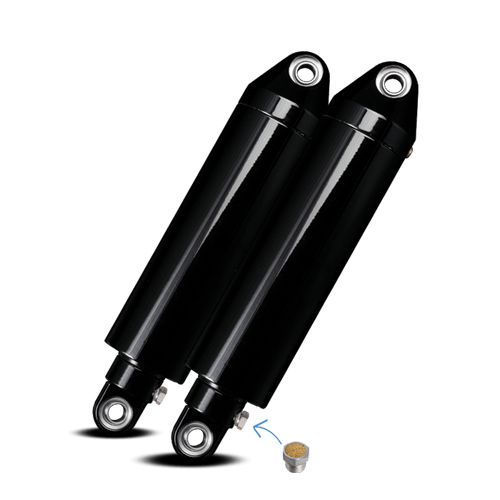 Simple Air Ride Suspension Kit For Harley Sportster / DYNA (High Gloss Black)