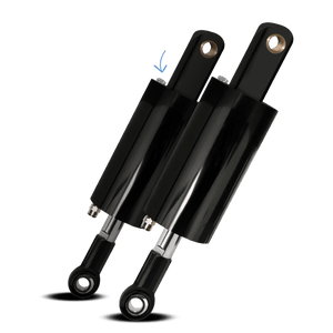 Harley Davidson Evolution Softail Front And Rear Air Ride Suspension Kit 1984-1999 (CYLINDERS) (High Gloss Black)