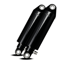 Load image into Gallery viewer, Bleed Feed Air Ride Suspension Kit for Harley Davidson FLH, FLHT, TOURING MODELS &amp; CUSTOM BAGGERS (High Gloss Black)
