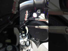 Load and play video in Gallery viewer, Sportster Oil Cooler Kit 1986-2003 3.0 Dual Fan Assisted Side Mount on Down Tube
