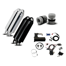 Load image into Gallery viewer, Front And Rear Air Ride Package For Harley Davidson FLH, FLHT (Pucks)
