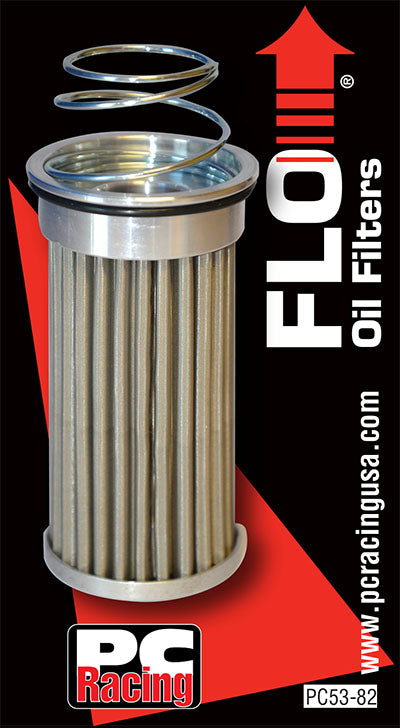 UltraCool Stainless Steel, Reusable Oil Filter - PC53-82 for Harley Davidson motorbikes